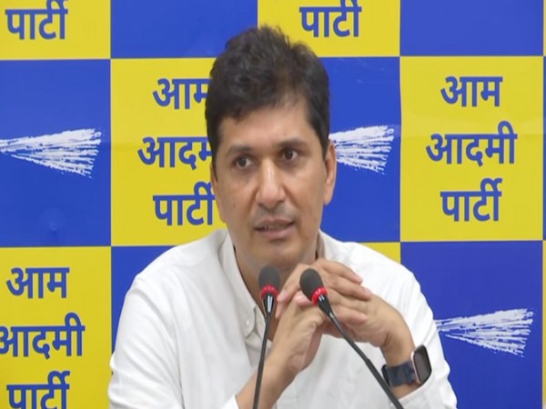 Aam Aadmi Party spokesperson Saurabh Bhardwaj. (Photo/ANI)