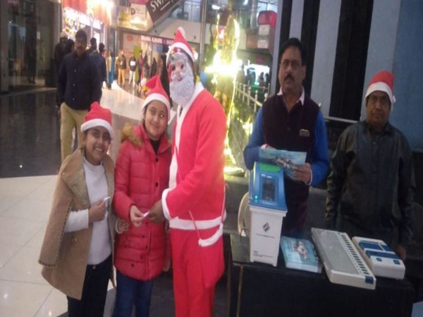 EC oragnises voter awareness camps in Delhi. Photo/ANI