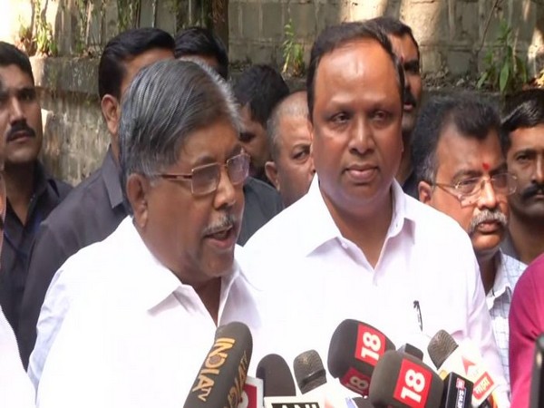 Maharashtra state BJP President Chandrakant Patil speaking to the media on Tuesday
