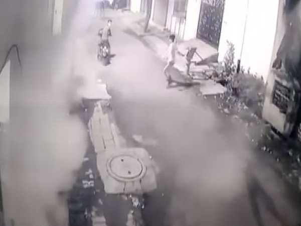 CCTV footage of the incident (Photo/ANI)