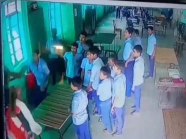 The entire incident is caught on CCTV camera installed at Gandhi Seva Niketan Ashram.