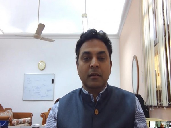 Chief Economic Advisor K V Subramanian talking to ANI in New Delhi on Monday. Photo/ANI