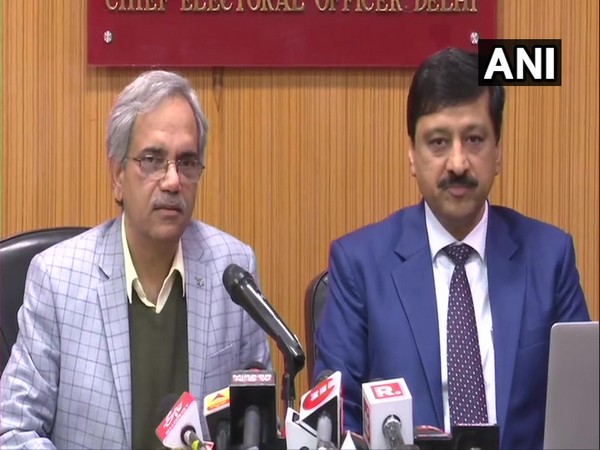 Delhi CEO Ranbir Singh speaking at a press conference on Sunday. Photo/ANI