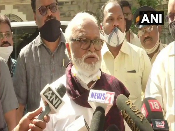 Maharashtra Minister Chhagan Bhujbal speaking to media in Mumbai on Tuesday. (Photo/ANI)