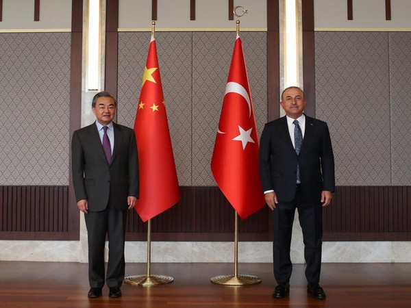Turkish Foreign Minister Mevlut Cavusoglu and Chinese Foreign Minister Wang Yi met last month.