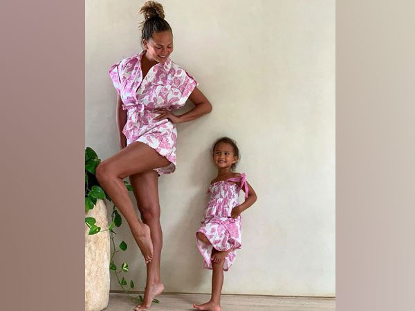 Chrissy Teigen and daughter Luna (Image courtesy: Instagram)