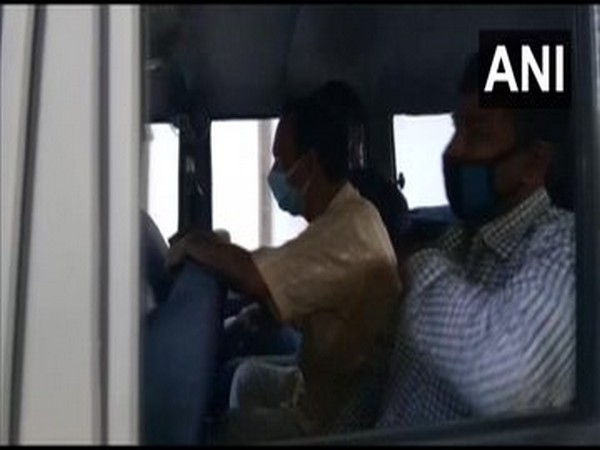 CID team with the accused arrested in connection with WB BJP MLA's death on Wednesday. Photo/ANI