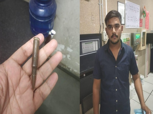 CISF nab man with a live round at Noida Sector-62 metro station (Photo/ANI)