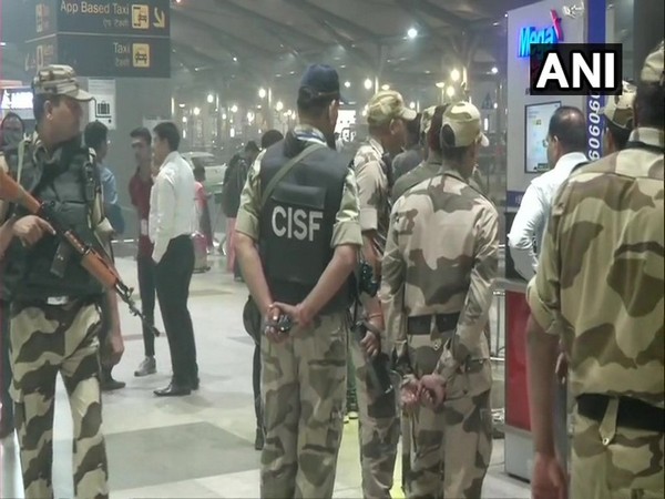 The EVD check of an unattended bag found at Terminal-3 of IGI airport found positive for explosives. Photo/ANI