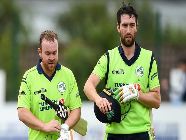 Paul Striling (L) and Andrew Balbirnie (R) (Photo/Cricket Ireland Twitter)