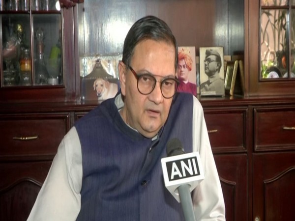 BJP's West Bengal unit vice president Chandra Kumar Bose speaking to ANI in Kolkata on Wednesday. Photo/ANI