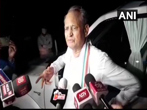Rajasthan Chief Minister Ashok Gehlot. [Photo/ANI]