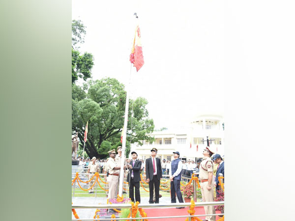 Visual from ONGC's 64th Foundation Day celebrations. (Photo/ANI)