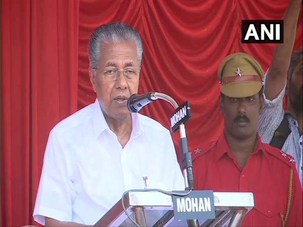 Kerala Chief Minister Pinarayi Vijayan during a address at Palayam martyrs square in Thiruvananthapuram against the Citizenship Amendment Act.
