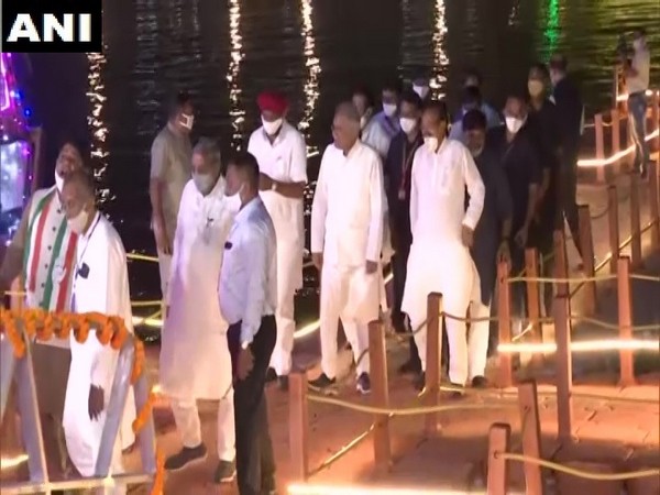 Chhattisgarh Chief Minister Bhupesh Baghel during an event on the ocassion of  21st State Foundation Day of Chhattisgarh. Photo/ANI