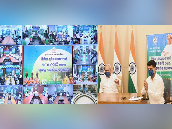 Odisha Chief Minister Naveen Patnaik on Thursday disbursed COVID assistance of Rs 385 crore to 26 lakh registered construction workers of the state.