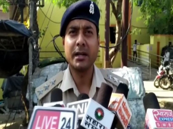 Circle Officer Raghvendra Singh speaking to media persons on Friday. Photo/ANI