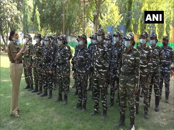Visual of 88th Mahila Battalion's training session (Photo/ANI)