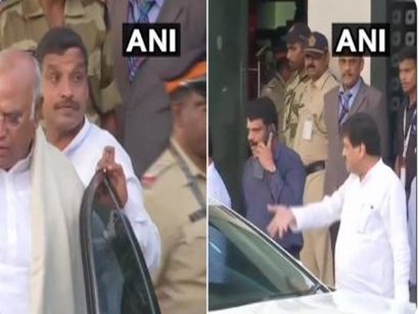 Congress leaders arrive in Mumbai to meet NCP chief Sharad Pawar. 