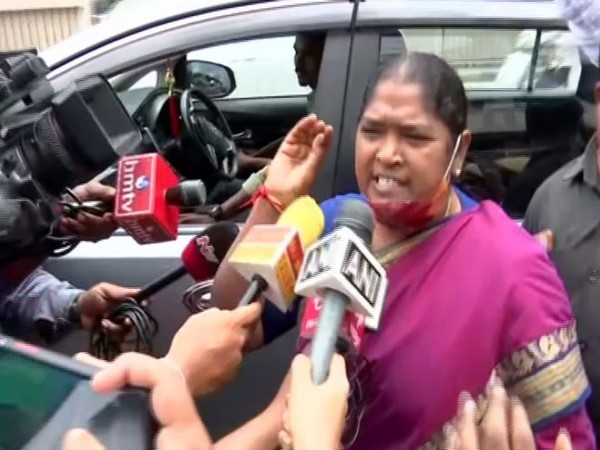 Visuals from the protest spot. (Photo/ANI)