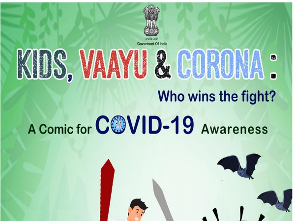 Comic 'Kids, Vaayu and Corona: Who wins the fight?' (Health Ministry)