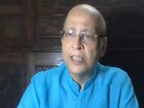 Congress leader Manu Singhvi speaking during press conference on Friday. 