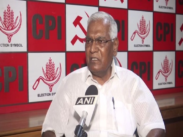 CPI General Secretary D Raja (Photo/ANI)