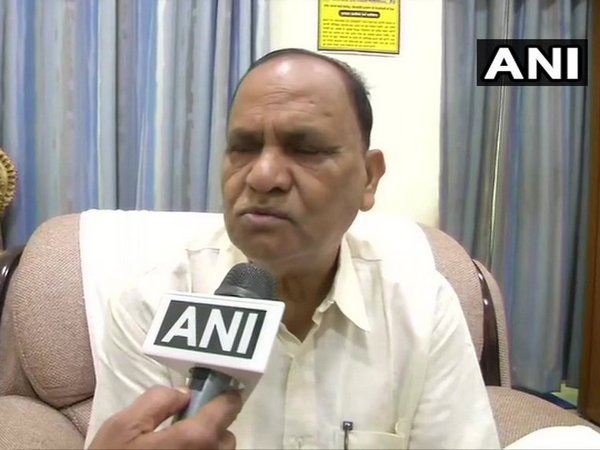 Jharkhand minister CP Singh speaking to ANI in Ranchi on Monday.