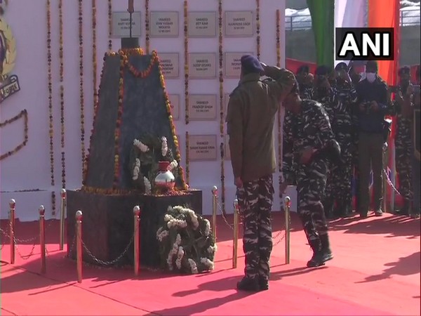 Central Reserve Police Force on Sunday paid floral tributes to the 40 jawans in Lethpora on the second anniversary of 2019 Pulwama terror attack.