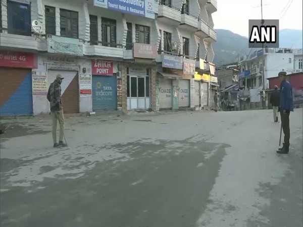Janta curfew observed in J-K's Doda district on Sunday. Photo/ANI