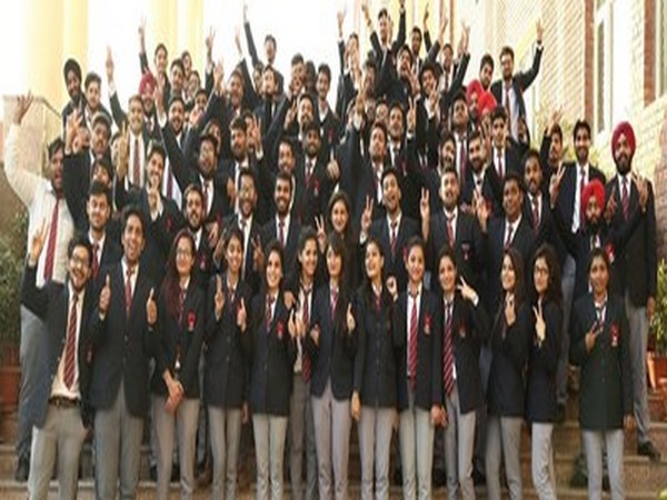 Placed students of Chandigarh University in a jubilant mood