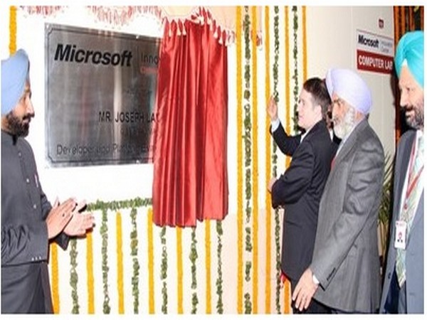 Microsoft, General Manager, India, Joseph Landes inaugurating state-of-the-art Research technology facility at Chandigarh University