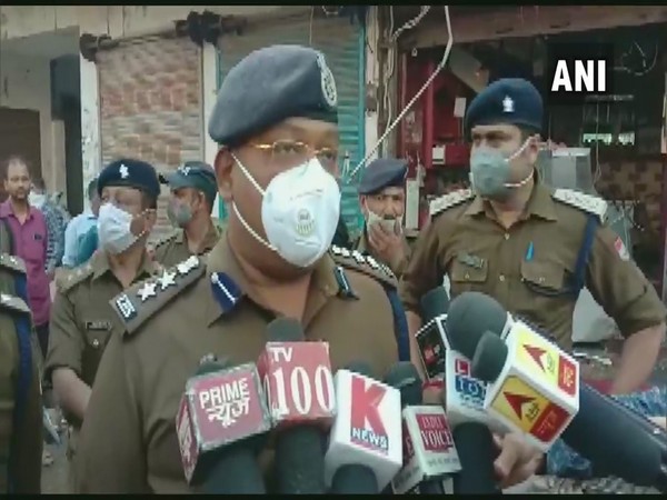 Senthil Avoodai K Raj, Senior Superintendent of Police (SSP) Haridwar talking to reporters on Saturday.