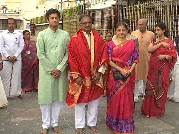 Praveen Kumar, CJ of AP High Court at Tirupati. Photo/(ANI)