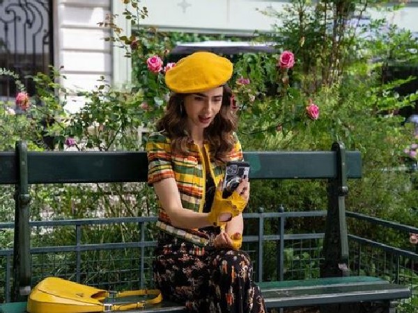 Lily Collins in season 2 of 'Emily in Paris' (Image Source: Instagram)