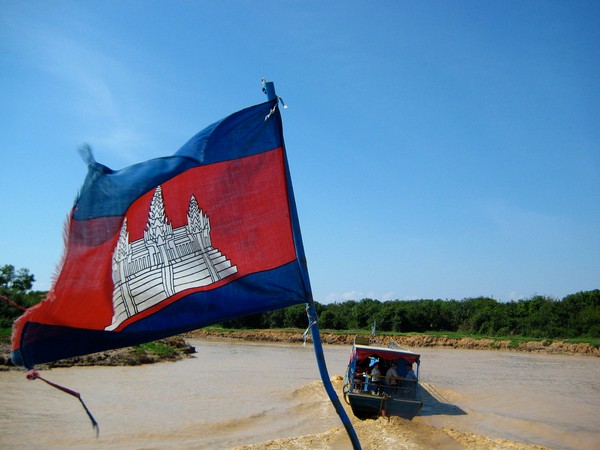 Flag of Cambodia.