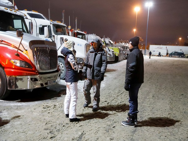 Truckers and supporters continue to protest against COVID-19 vaccine mandates in Ottawa. (Photo Credit - Reuters)