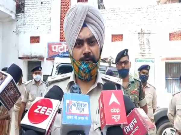 Samastipur SP Manvjeet Singh. (Photo/ANI)