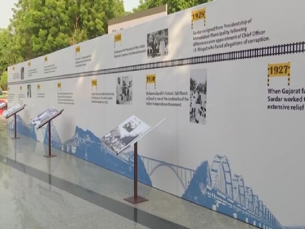 A photo exhibition was organised in National Rail Museum on Sardar Patel's life. (Photos/ANI)