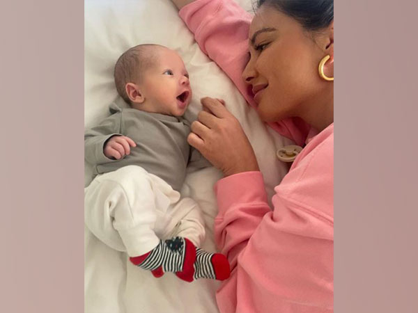 Olivia Munn with her baby boy Malcolm (Image Source: Instagram)