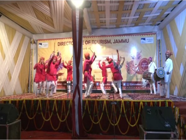 Dandiya and Garba night was organised by J-K Tourism Department. (Photo/ANI)