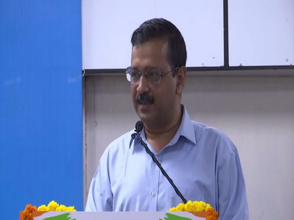 Delhi Chief Minister Arvind Kejriwal during the launch of faceless transport services. (Photos/ANI)