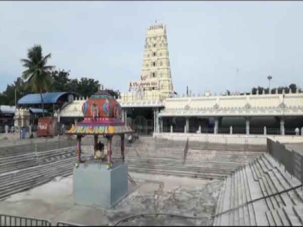 Annual Ganesha Brahmotsavams is taking place in Kanipakam temple, AP. (Photo/ANI)