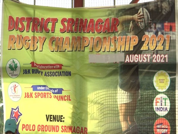 Srinagar is one of the 16 districts of J-K where the district-level Rugby championship is being held. (Photos/ANI)