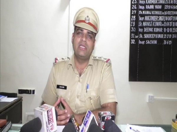 Sachin Kumar, Station House Officer (SHO) (Photo/ANI)