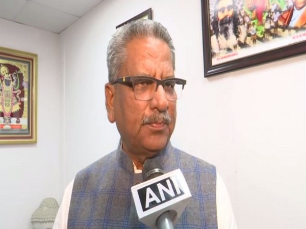 Senior BJP leader and Jharkhand in-charge Om Mathur speaking to ANI on Thursday (Photo/ANI)