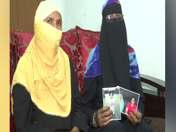 Nazma Begum (right) alleges that her daughter has been held captive by her husband in Indonesia. (Photo/ANI)