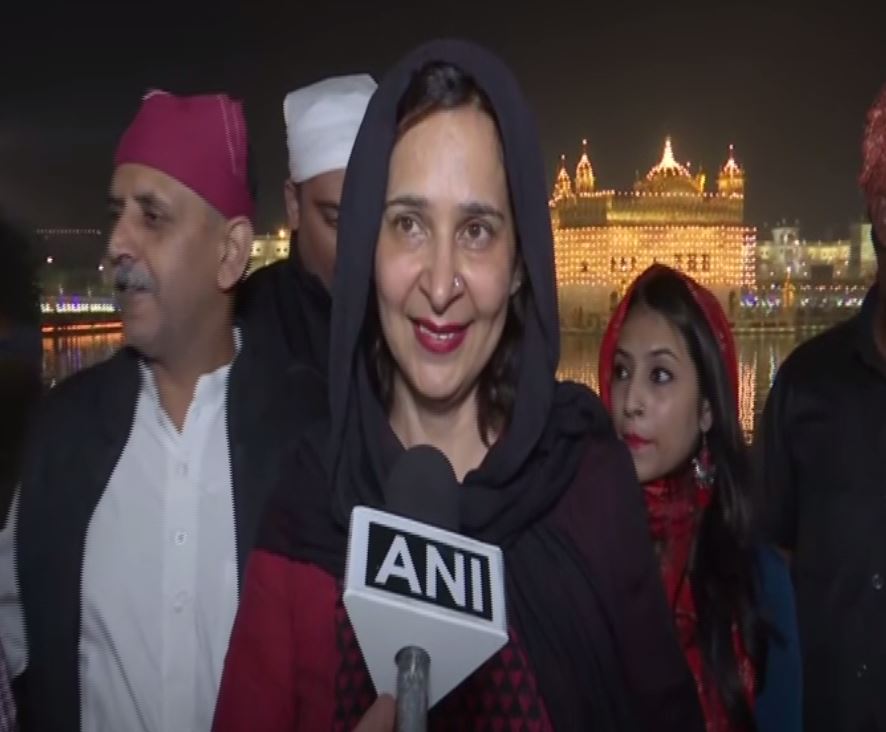 Navjot Kaur Sidhu speaking to ANI on Tuesday (Photo/ANI)