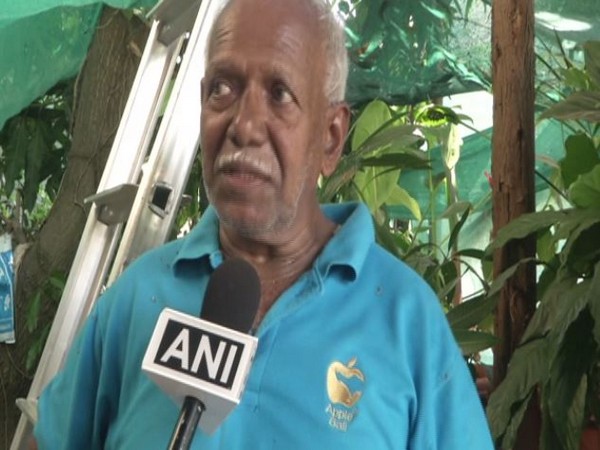 Srnivas, a retired Horticulture Assistant Officer (Photo/ANI) 