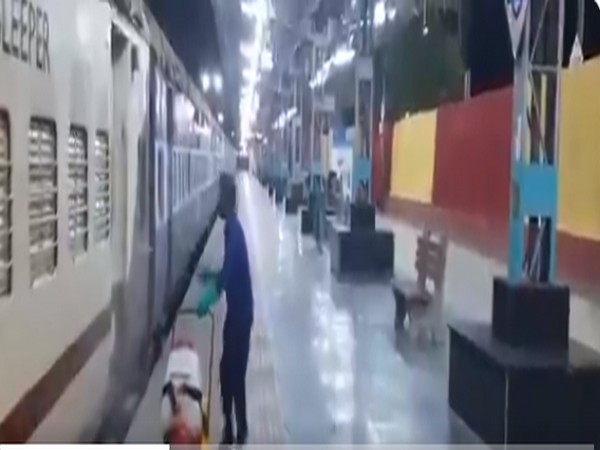 Visuals from the station (Pic credit: Piyush Goyal Twitter)